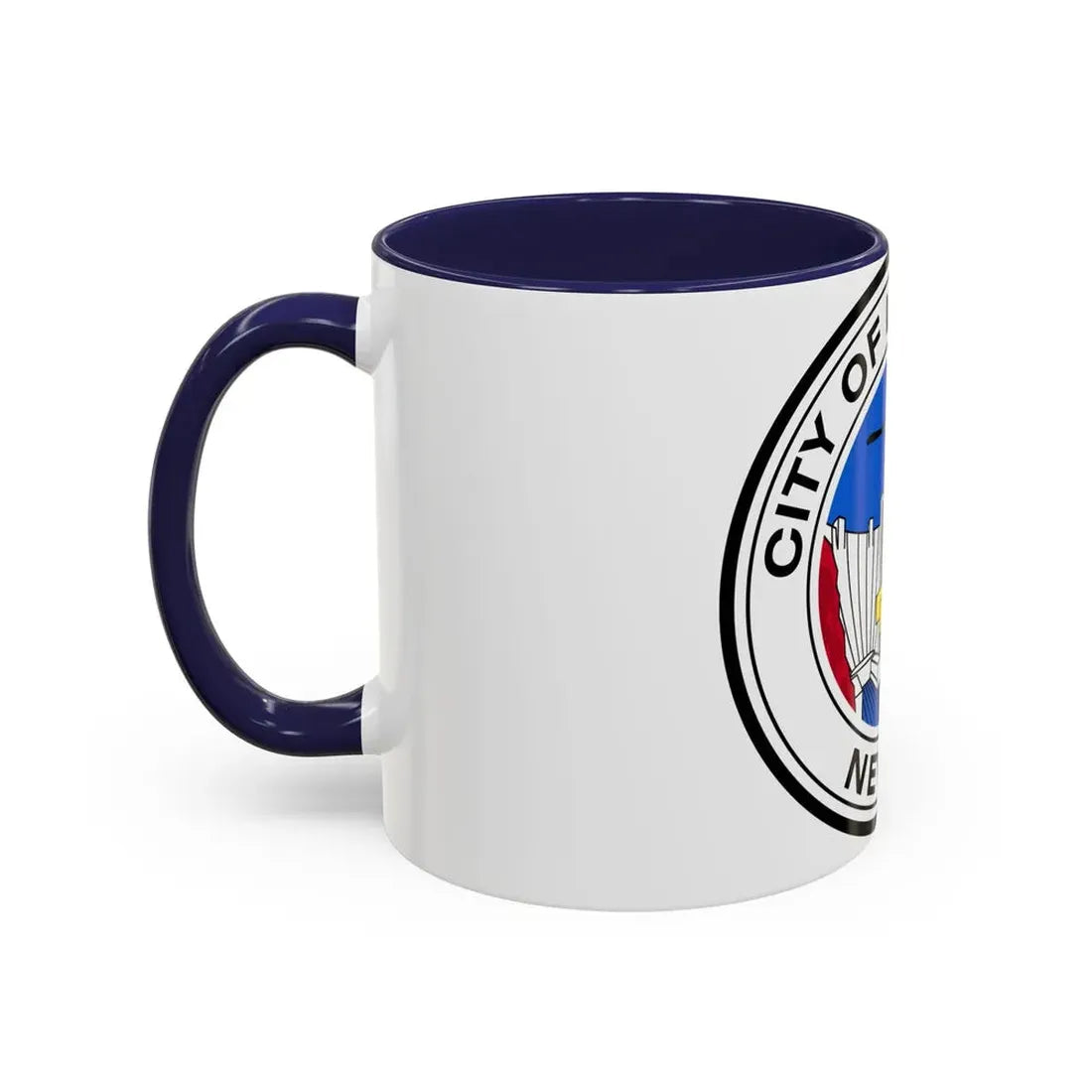 Seal of Las Vegas Nevada - Accent Coffee Mug - Go Mug Yourself