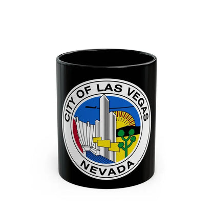 Seal of Las Vegas Nevada - Black Coffee Mug 11oz - Go Mug Yourself
