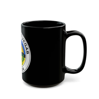 Seal of Las Vegas Nevada - Black Coffee Mug-Go Mug Yourself