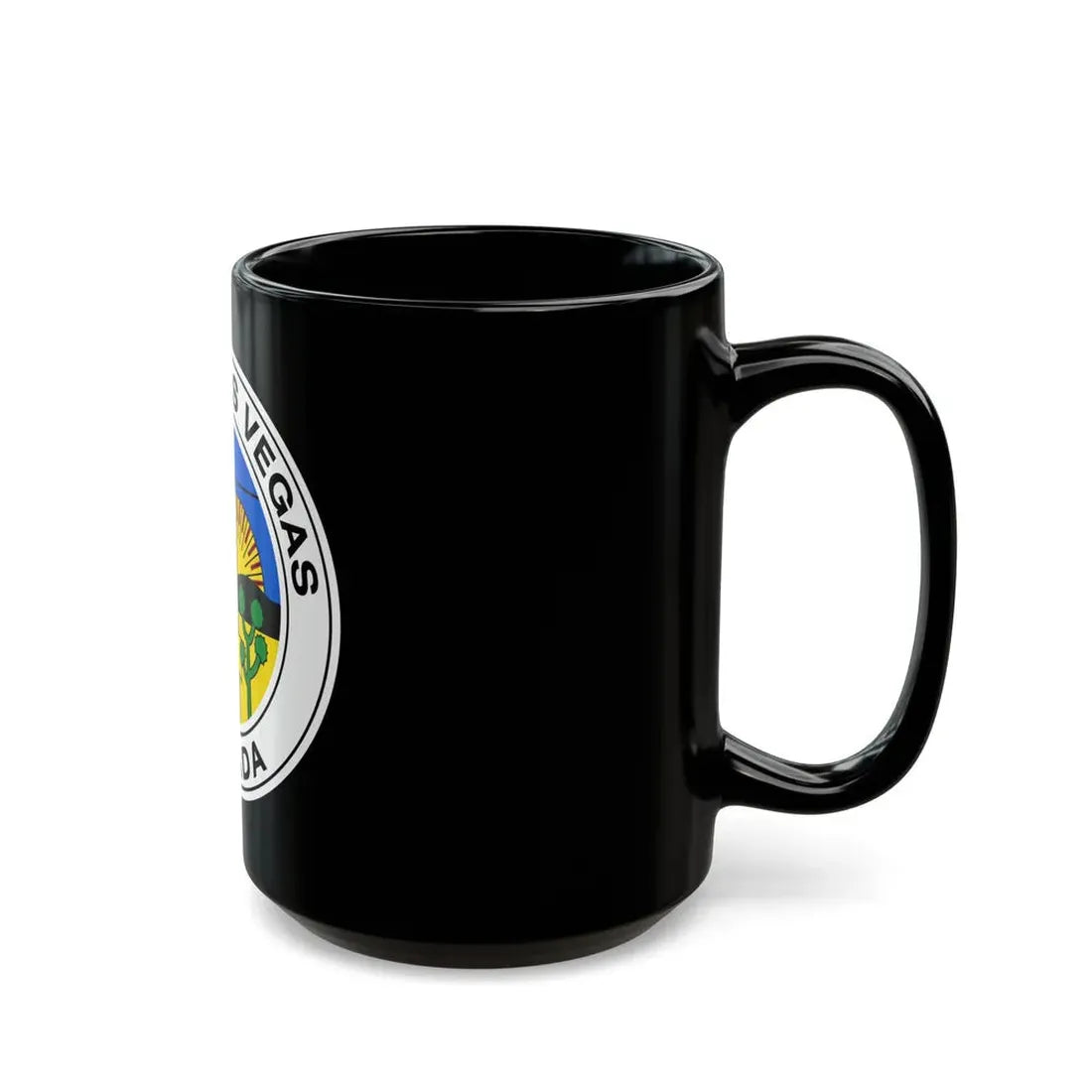 Seal of Las Vegas Nevada - Black Coffee Mug - Go Mug Yourself