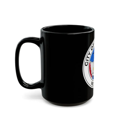 Seal of Las Vegas Nevada - Black Coffee Mug-Go Mug Yourself