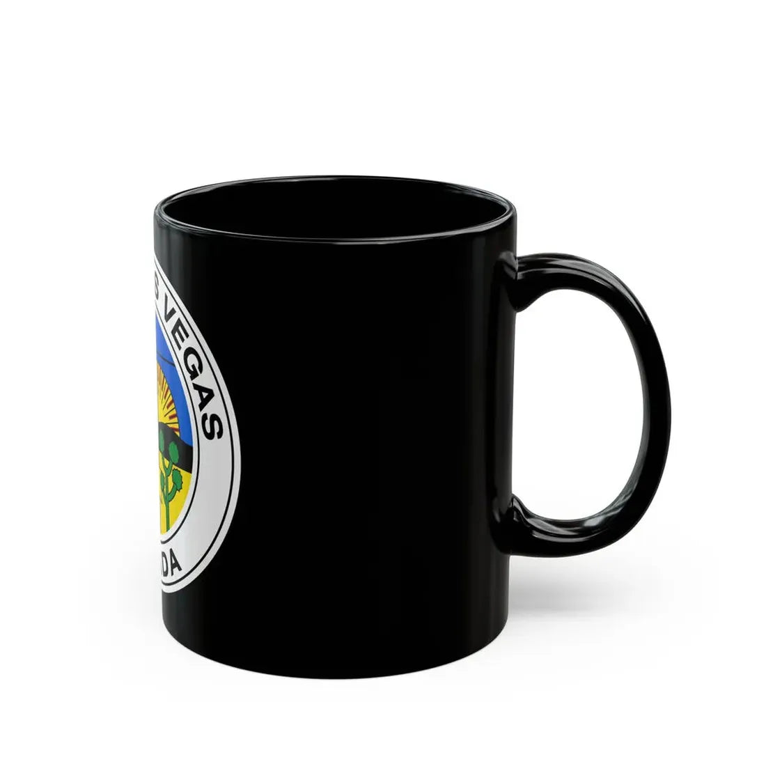 Seal of Las Vegas Nevada - Black Coffee Mug - Go Mug Yourself