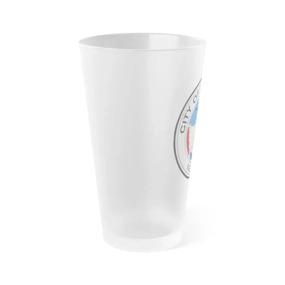 Seal of Las Vegas Nevada - Frosted Pint Glass 16oz - Go Mug Yourself