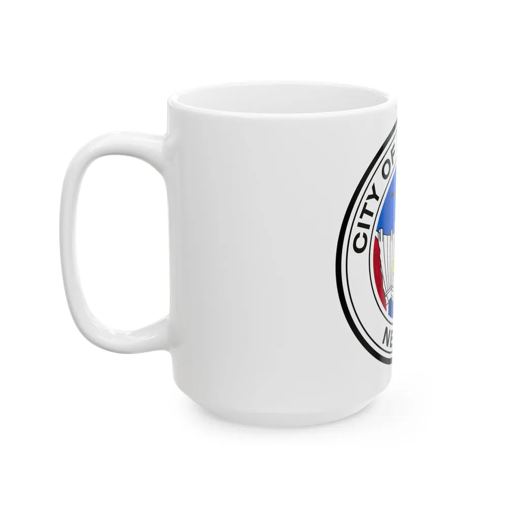 Seal of Las Vegas Nevada - White Coffee Mug-Go Mug Yourself