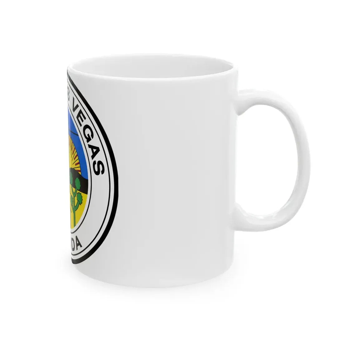 Seal of Las Vegas Nevada - White Coffee Mug - Go Mug Yourself
