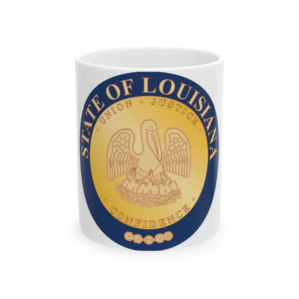 Seal of Louisiana 1902 2006 - White Coffee Mug-11oz-Go Mug Yourself