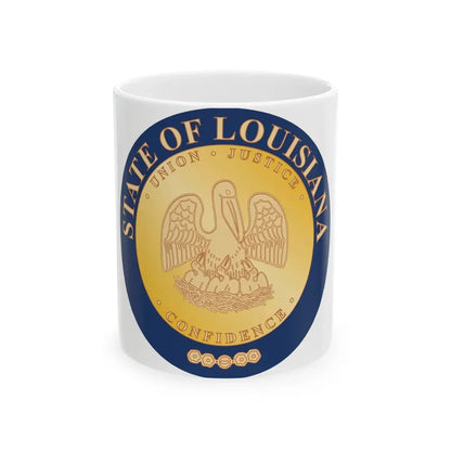 Seal of Louisiana 1902 2006 - White Coffee Mug 11oz - Go Mug Yourself