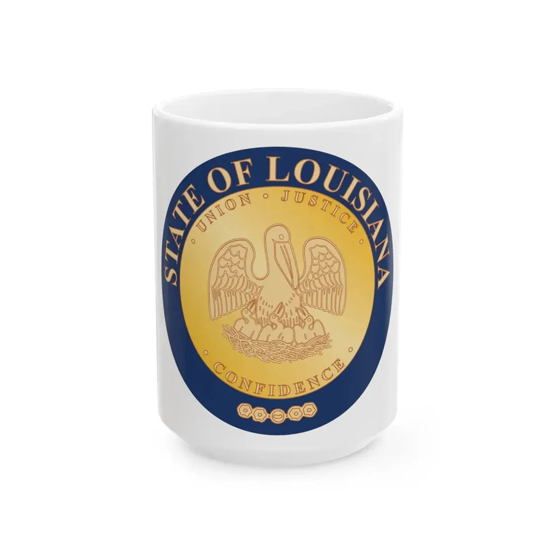 Seal of Louisiana 1902 2006 - White Coffee Mug 15oz - Go Mug Yourself