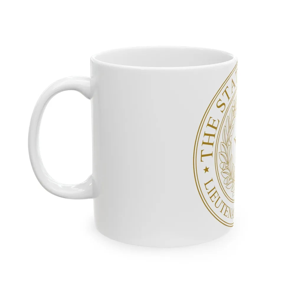 Seal of Lt Governor of Texas - White Coffee Mug-Go Mug Yourself