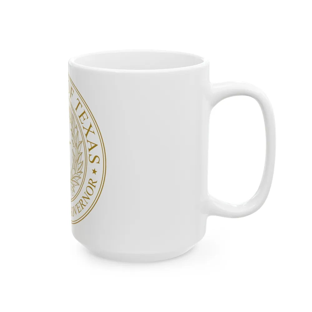 Seal of Lt Governor of Texas - White Coffee Mug-Go Mug Yourself