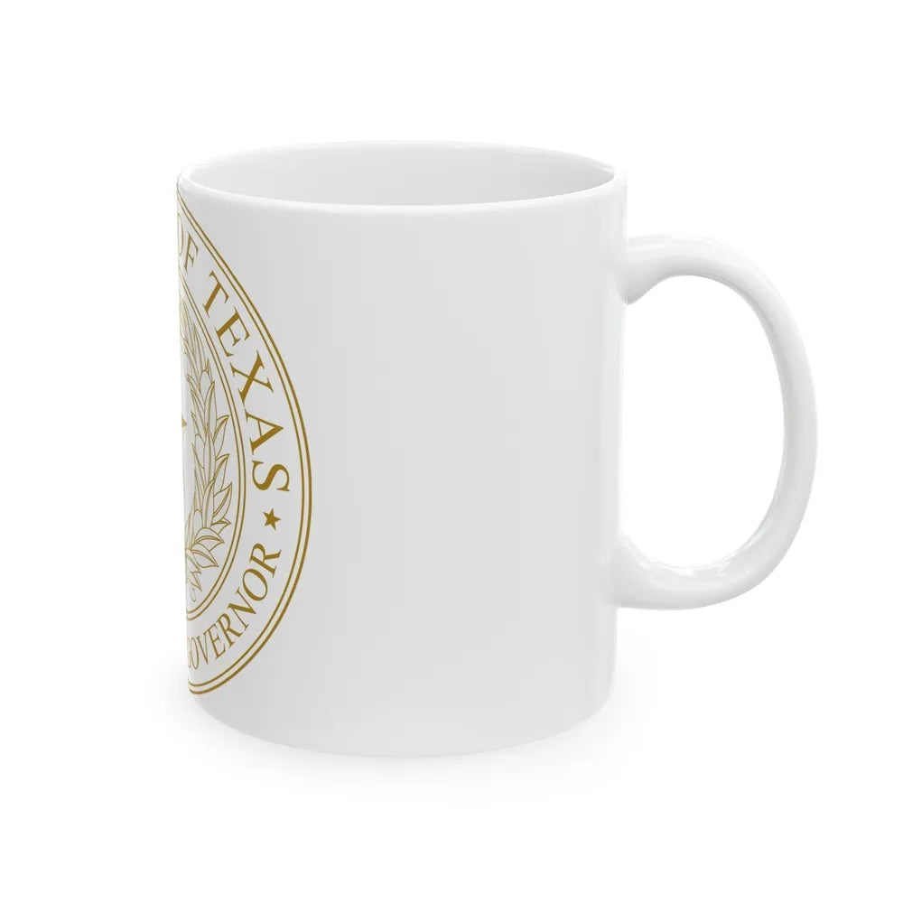 Seal of Lt Governor of Texas - White Coffee Mug-Go Mug Yourself