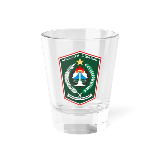Seal of Lumajang Regency (Indonesia) (Coat of Arms) Shot Glass 1.5oz 1.5oz - Go Mug Yourself