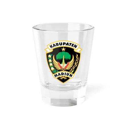 Seal of Madiun Regency (Indonesia) (Coat of Arms) Shot Glass 1.5oz 1.5oz - Go Mug Yourself