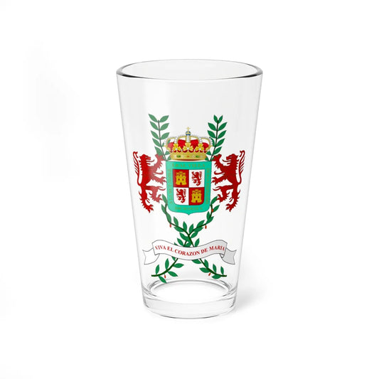 Seal of Masaya (Nicaragua) (Coat of Arms) Pint Glass 16oz 16oz - Go Mug Yourself