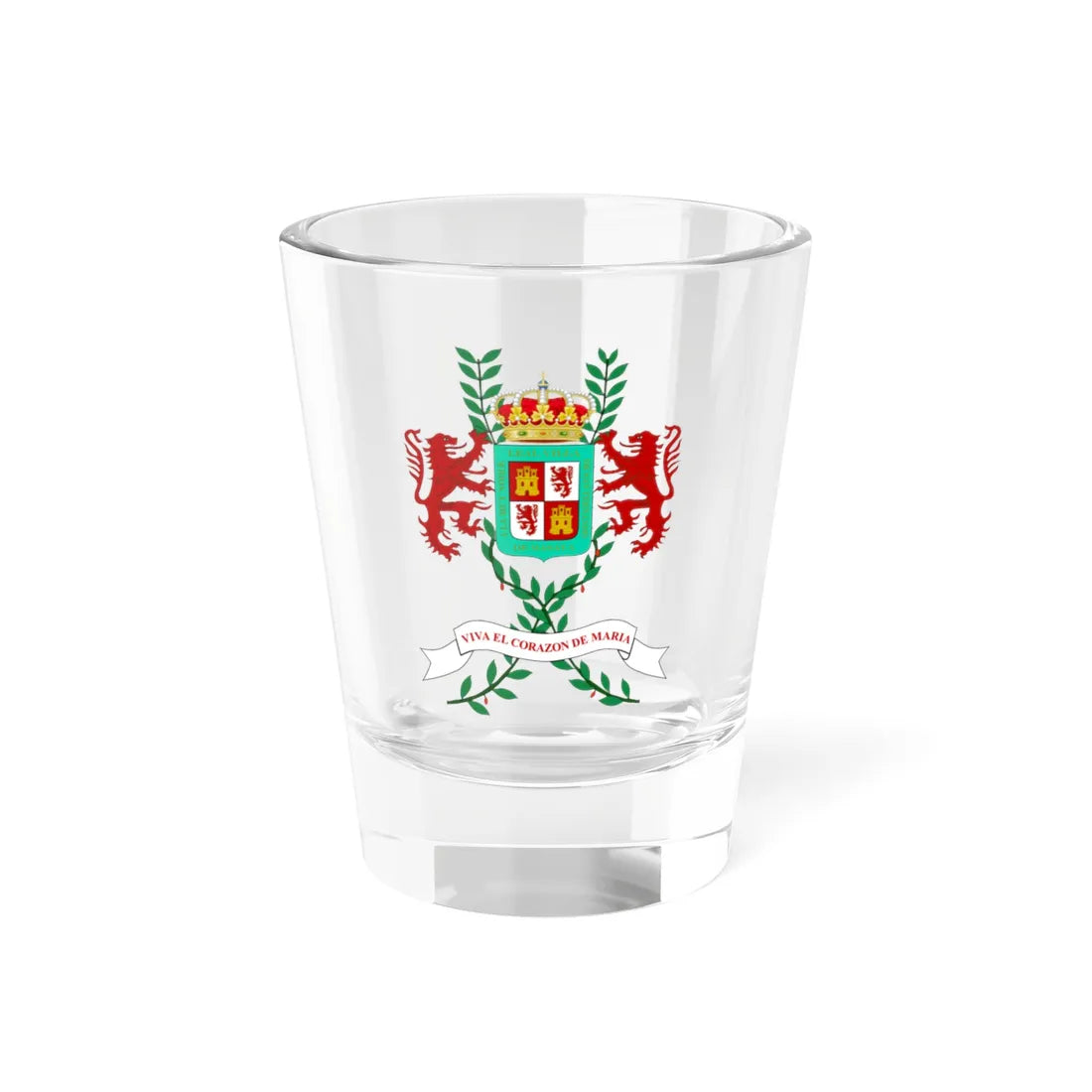 Seal of Masaya (Nicaragua) (Coat of Arms) Shot Glass 1.5oz 1.5oz - Go Mug Yourself