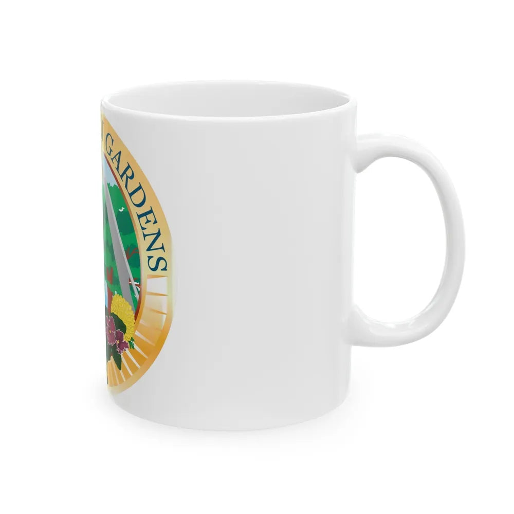 Seal of Miami Gardens Florida - White Coffee Mug-Go Mug Yourself