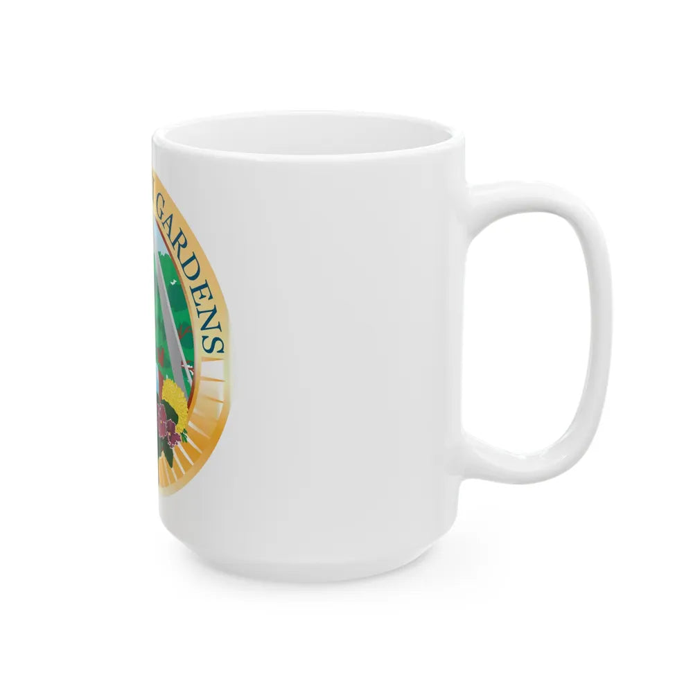 Seal of Miami Gardens Florida - White Coffee Mug-Go Mug Yourself