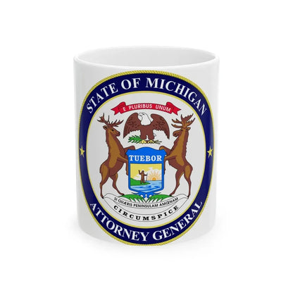 Seal of Michigan Attorney General - White Coffee Mug 11oz - Go Mug Yourself