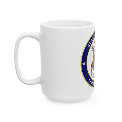 Seal of Michigan Attorney General - White Coffee Mug-Go Mug Yourself