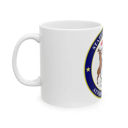 Seal of Michigan Attorney General - White Coffee Mug - Go Mug Yourself