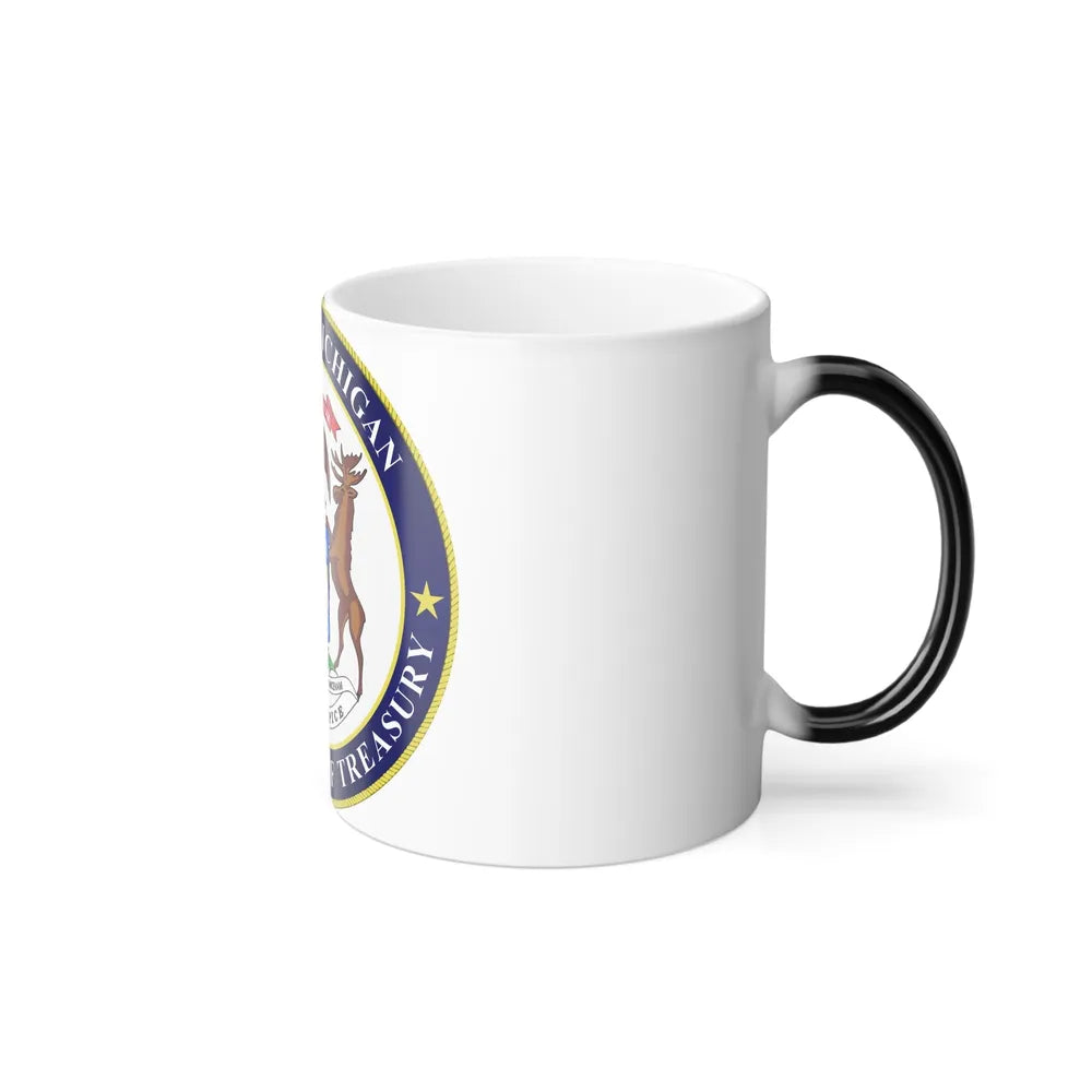 Seal of Michigan Department of Treasury - Color Changing Mug 11oz-Go Mug Yourself