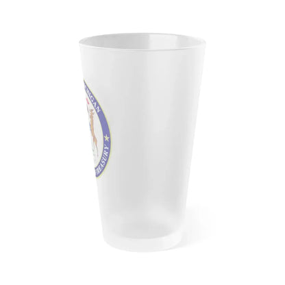 Seal of Michigan Department of Treasury - Frosted Pint Glass 16oz - Go Mug Yourself