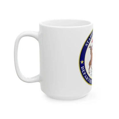 Seal of Michigan Department of Treasury - White Coffee Mug - Go Mug Yourself