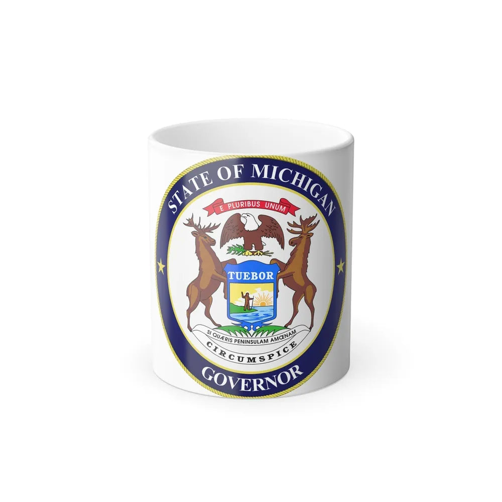 Seal of Michigan Governor - Color Changing Mug 11oz-11oz-Go Mug Yourself