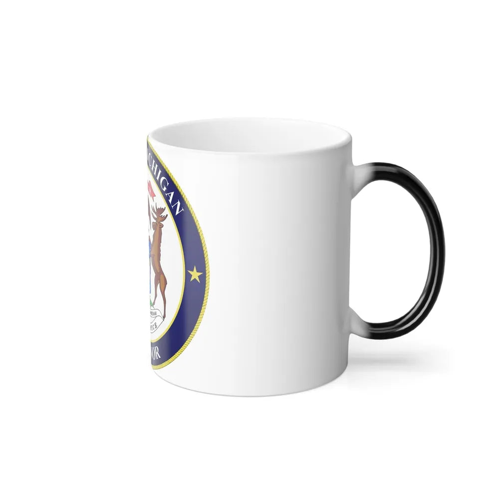 Seal of Michigan Governor - Color Changing Mug 11oz-Go Mug Yourself