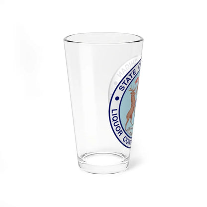 Seal of Michigan Liquor Control Commission - Pint Glass 16oz-Go Mug Yourself