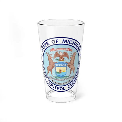 Seal of Michigan Liquor Control Commission - Pint Glass 16oz - Go Mug Yourself