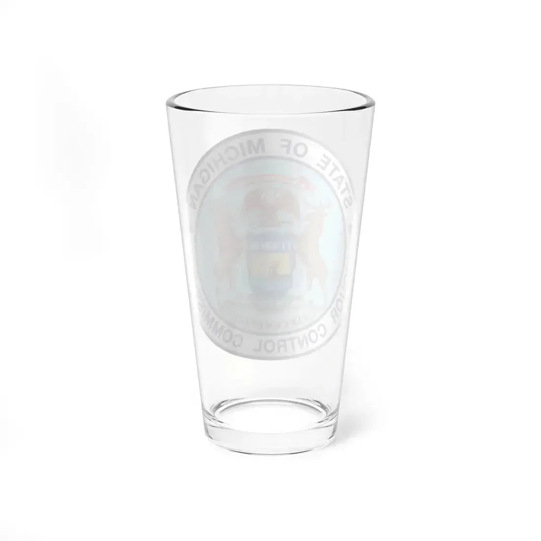 Seal of Michigan Liquor Control Commission - Pint Glass 16oz - Go Mug Yourself