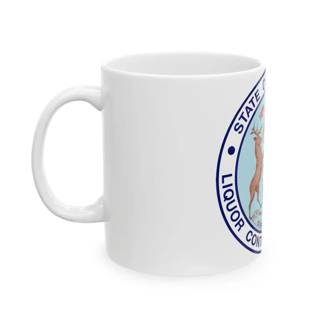 Seal of Michigan Liquor Control Commission - White Coffee Mug - Go Mug Yourself