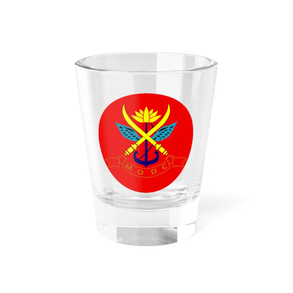 Seal of Ministry of Defence Constabulary MODC (Bangladesh) (Coat of Arms) Shot Glass 1.5oz 1.5oz - Go Mug Yourself
