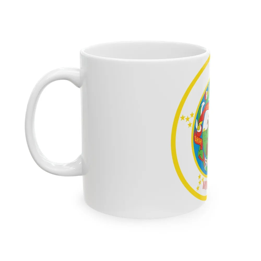 Seal of Minnesota 1858 1971 - White Coffee Mug-Go Mug Yourself