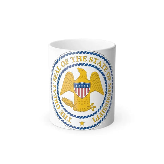 Seal of Mississippi 1879 2014 - Color Changing Coffee Mug 11oz - Go Mug Yourself