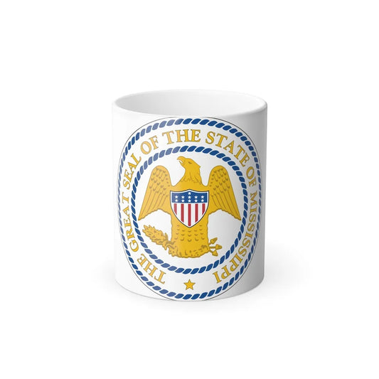 Seal of Mississippi 1879 2014 - Color Changing Mug 11oz-11oz-Go Mug Yourself