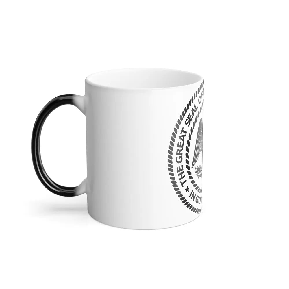 Seal of Mississippi BW - Color Changing Mug 11oz-Go Mug Yourself