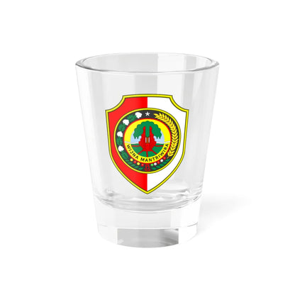 Seal of Mojokerto Regency (Indonesia) (Coat of Arms) Shot Glass 1.5oz 1.5oz - Go Mug Yourself
