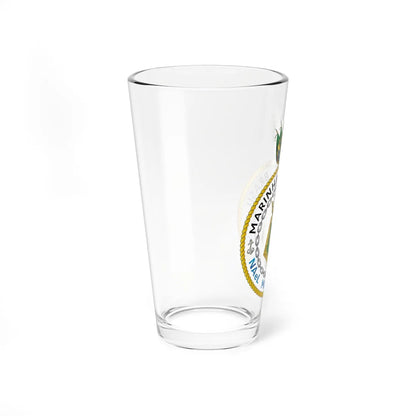 Seal of NAeL Minas Gerais A11 1960 (Brazil) (Coat of Arms) Pint Glass 16oz - Go Mug Yourself