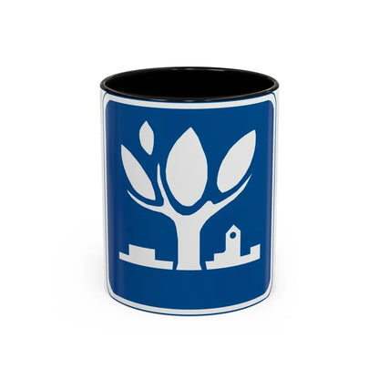 Seal of Naperville Illinois - Accent Coffee Mug 11oz Black - Go Mug Yourself