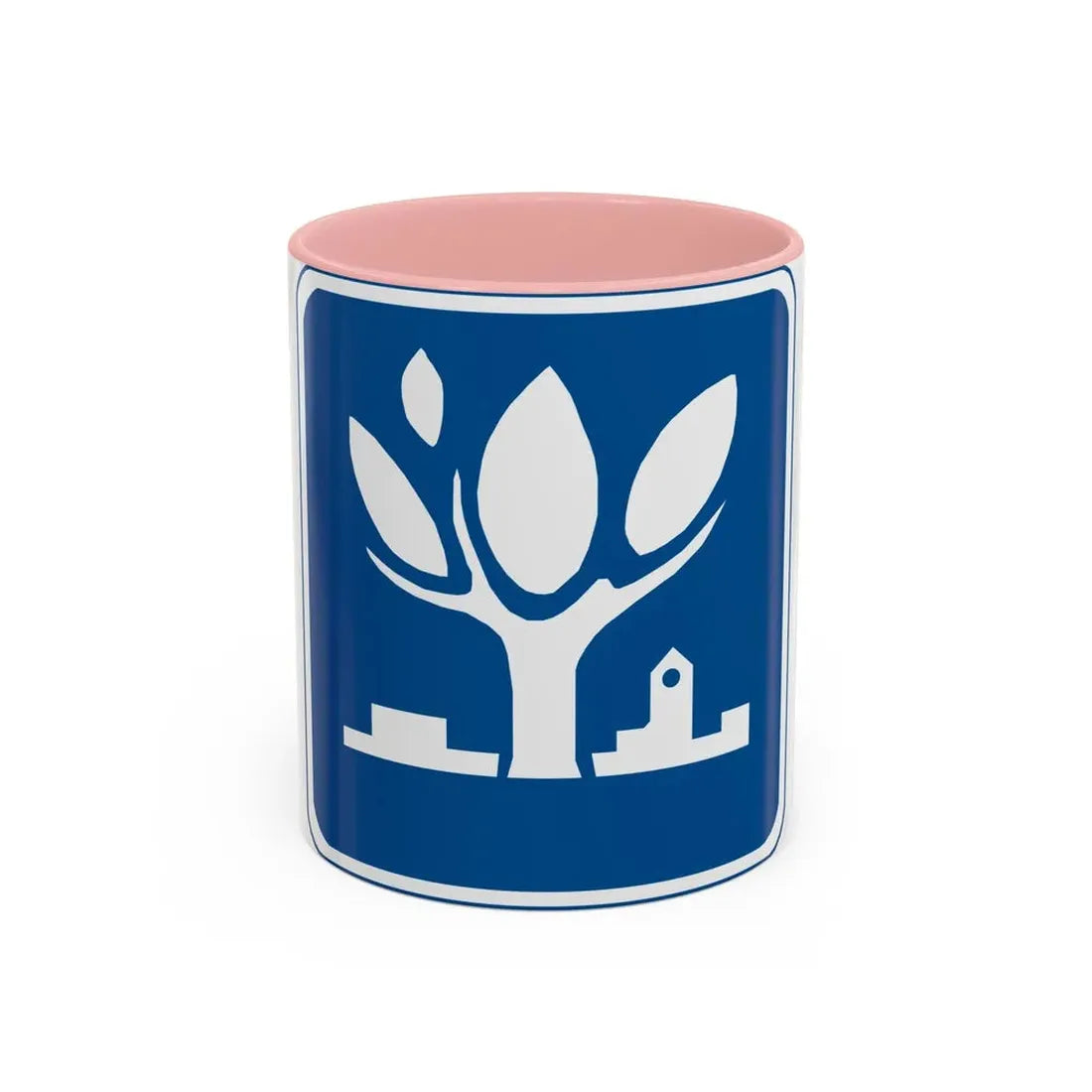 Seal of Naperville Illinois - Accent Coffee Mug 11oz Pink - Go Mug Yourself