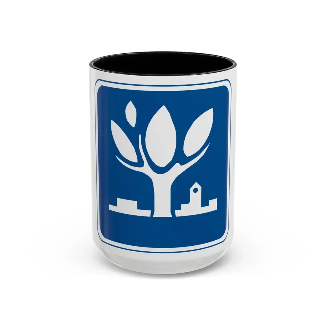 Seal of Naperville Illinois - Accent Coffee Mug 15oz Black - Go Mug Yourself