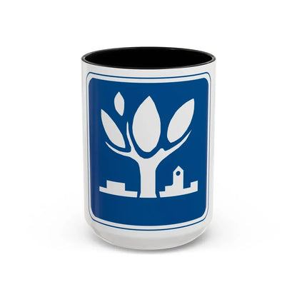 Seal of Naperville Illinois - Accent Coffee Mug 15oz Black - Go Mug Yourself