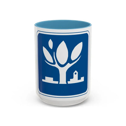 Seal of Naperville Illinois - Accent Coffee Mug 15oz Light Blue - Go Mug Yourself