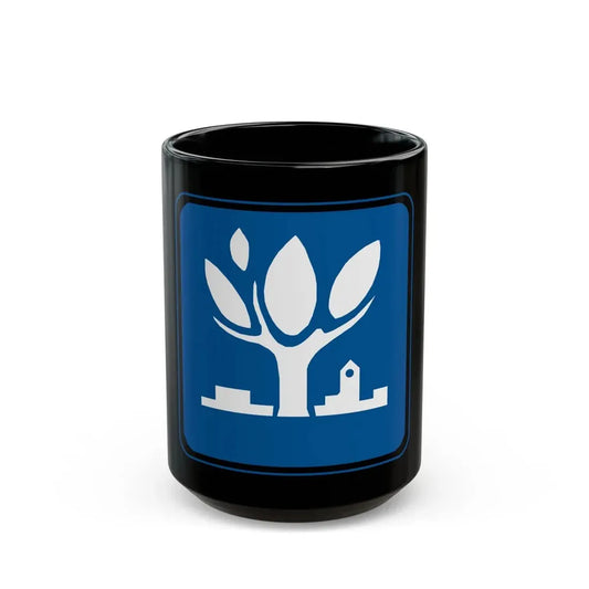 Seal of Naperville Illinois - Black Coffee Mug 15oz - Go Mug Yourself