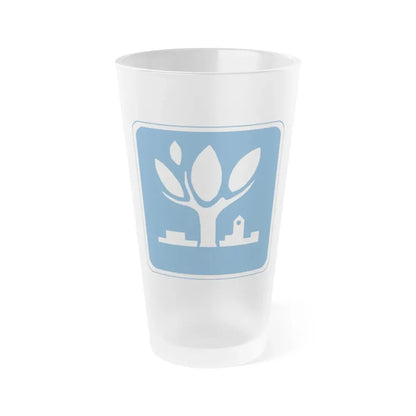 Seal of Naperville Illinois - Frosted Pint Glass 16oz 16oz Frosted - Go Mug Yourself