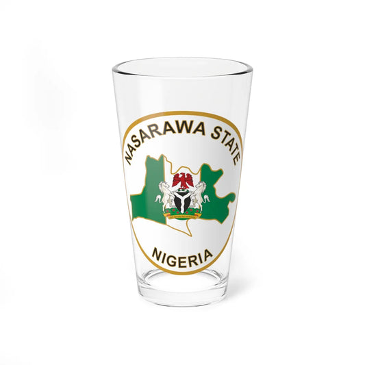 Seal of Nasarawa State (Niger) (Coat of Arms) Pint Glass 16oz 16oz - Go Mug Yourself