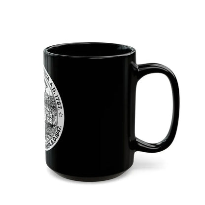 Seal of New Bedford Massachusetts - Black Coffee Mug - Go Mug Yourself