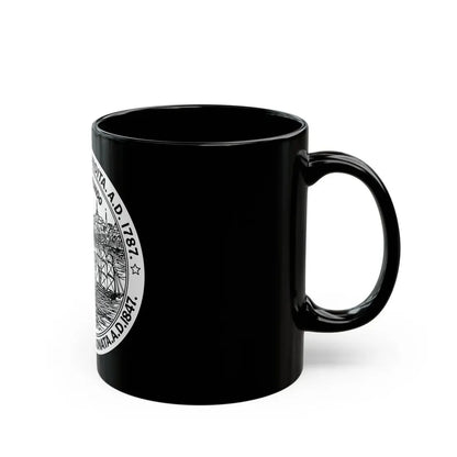 Seal of New Bedford Massachusetts - Black Coffee Mug - Go Mug Yourself